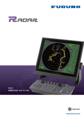 FURUNO-Radar van ARPA van de X-bandantenne 30MHx de Mariene voor Rendabele ver-21x7