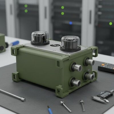 Kwaliteit Model DINS-100 High Precision Dual-Axis Rotary Laser Gyro Inertial Navigation System met militaire standaard fabriek