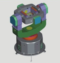 Kwaliteit Op maat gemaakte drieassige Gyrcompass Testing Turntable met RS232 RS422 Ethernet-interface en constructie van roestvrij staal met aluminiumlegering fabriek